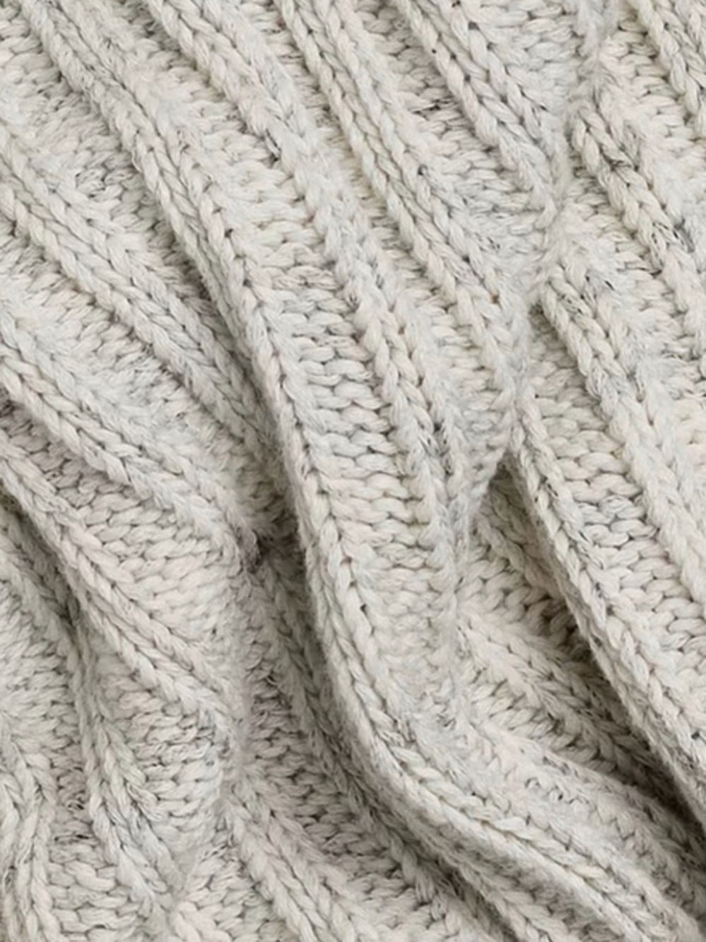 Parachute Ivory Knit Throw Blanket